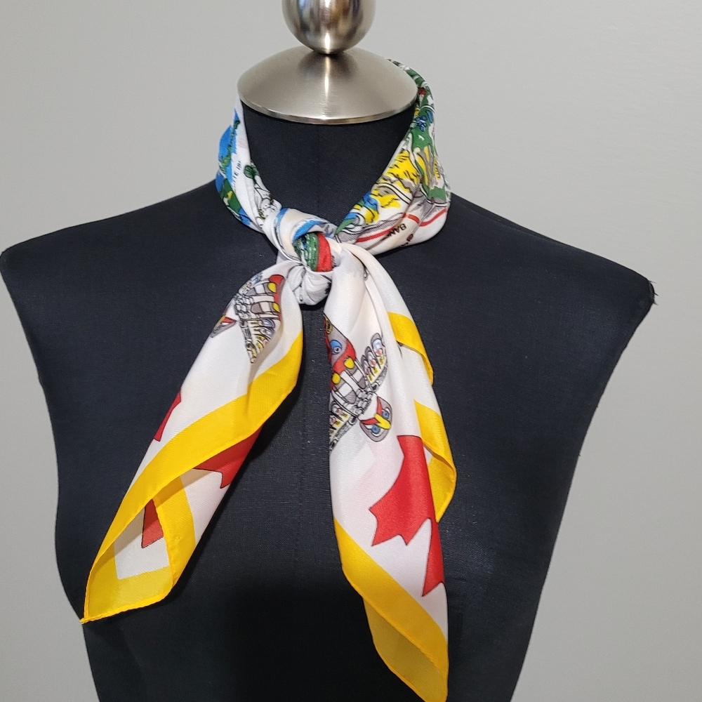 Retro Souvineer British Columbia Scarf